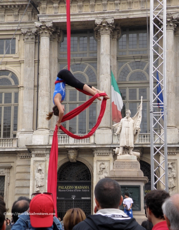 spectacol de gimnastica la Torino