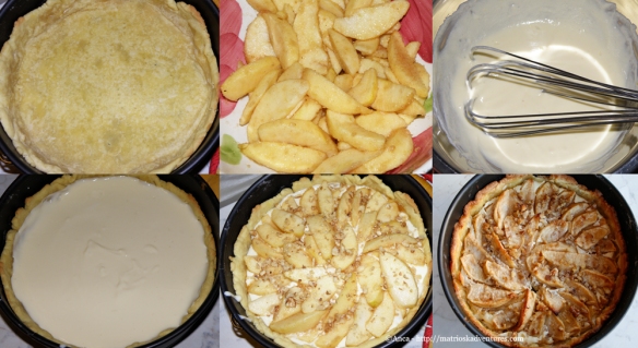 Cum se prepara prajitura cu mere si branza